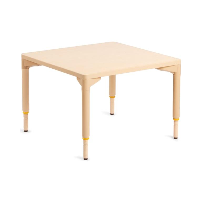 Montessori Community Playthings Square Classroom Table Adjustable Height Medium 17-25 Inches