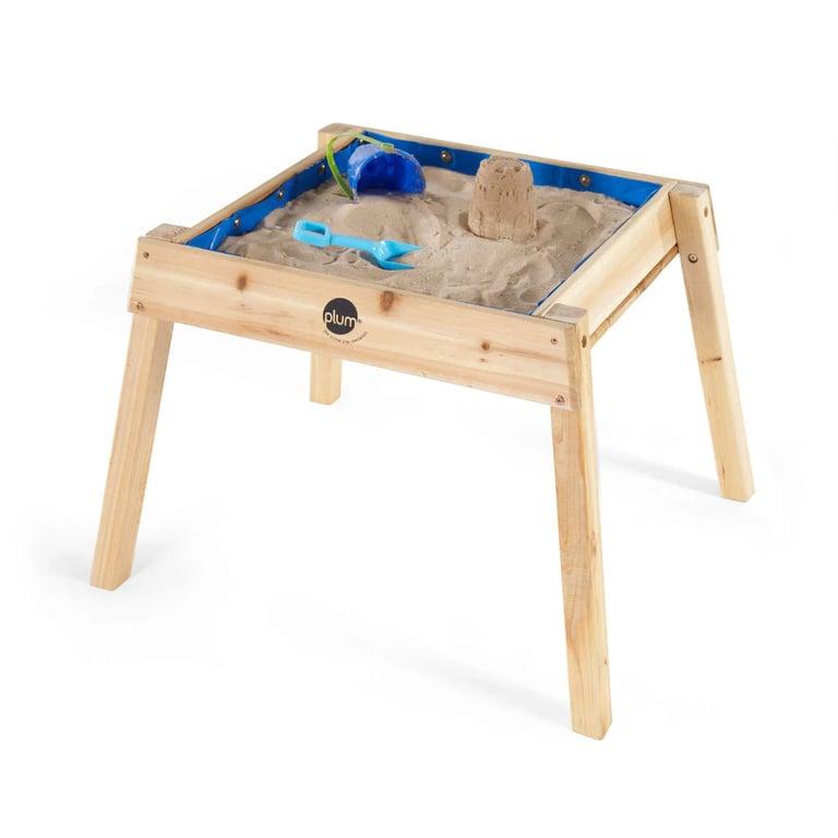 Montessori Plum Bouw en Plons Houten Zand- en Watertafel