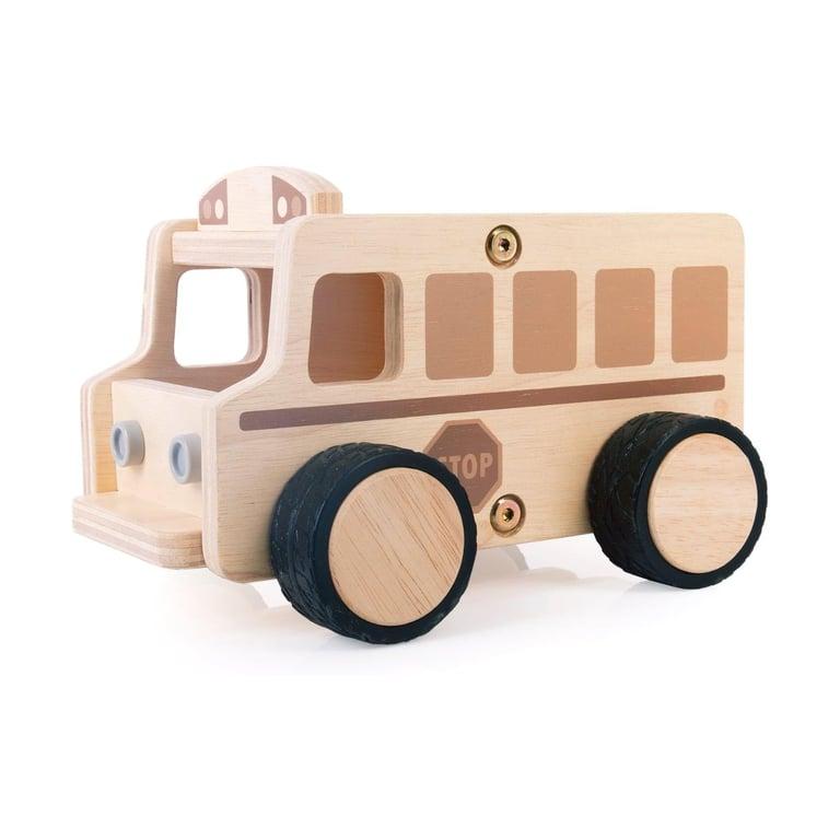 Montessori Guidecraft Houten Schoolbus Speelgoed