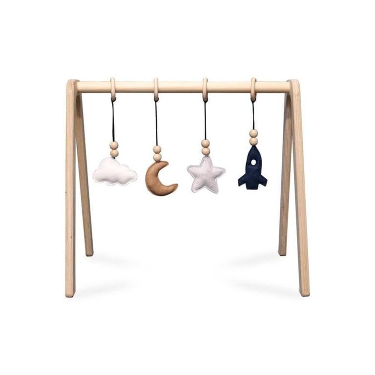 Montessori toddie.nl Skinnie Houten Baby Speelboog Blank Ruimte