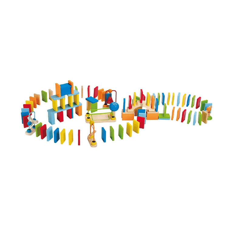 Montessori Hape Domino Spel Dynamo Set 107 Stuks