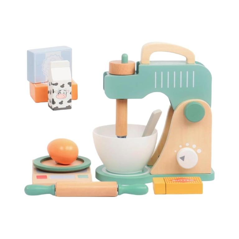 Montessori MIKNEKE Houten Koekjes Bak Mixer Speelgoed Set