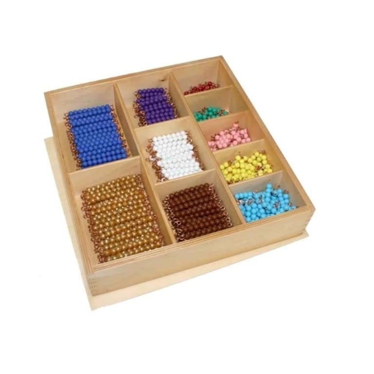 Montessori Alison's Montessori Decanomiale Kralendoos Complete Set Premium Kwaliteit