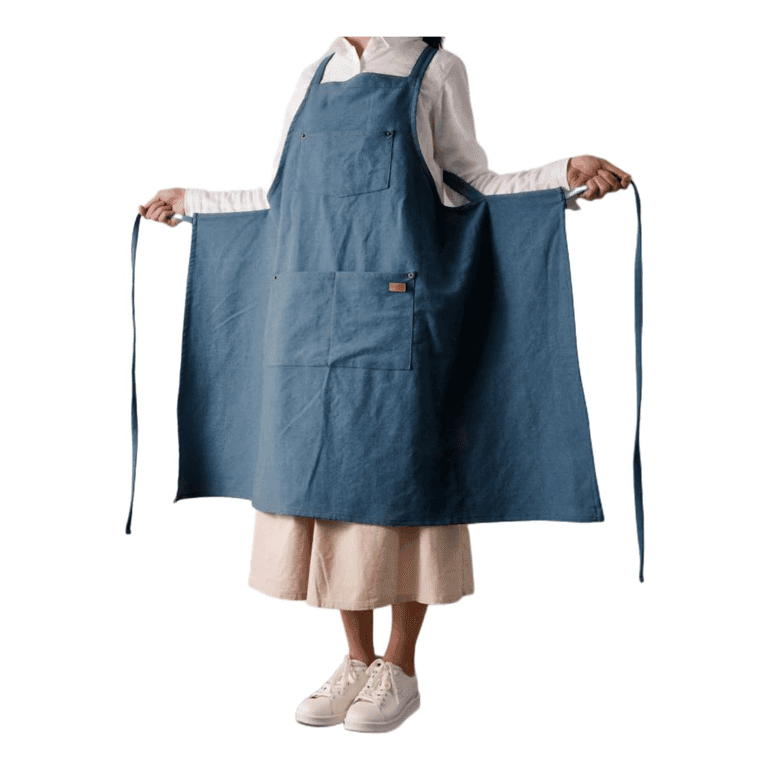 Montessori Gautsa Denim Bijpassend Schort Blauw S