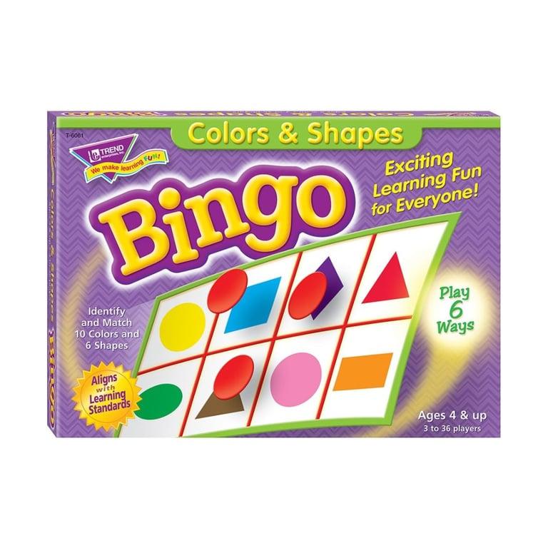 Montessori TREND enterprises Kleuren en Vormen Bingo Spel