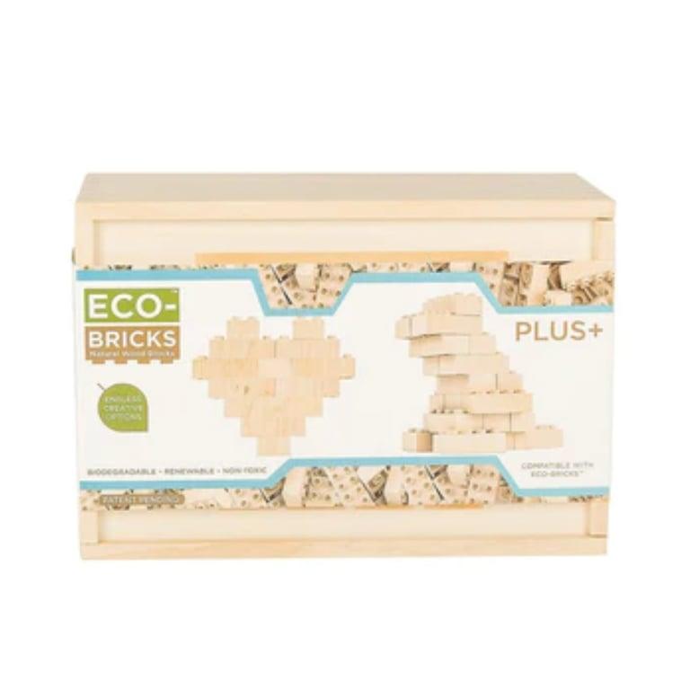 Montessori Once Kids Eco-Bricks Plus+ Houten Stenen 20 Delig