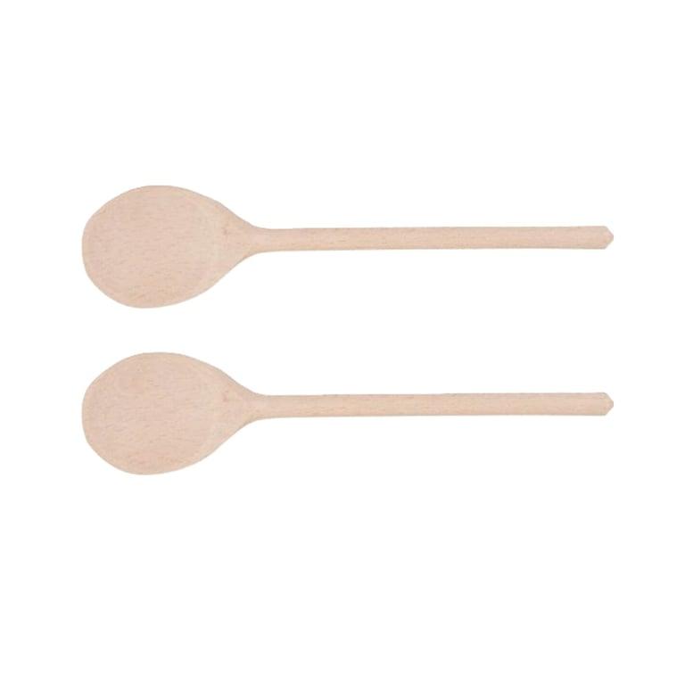 Montessori Bambino Planet Pack of Two Wooden Mixing Spoons