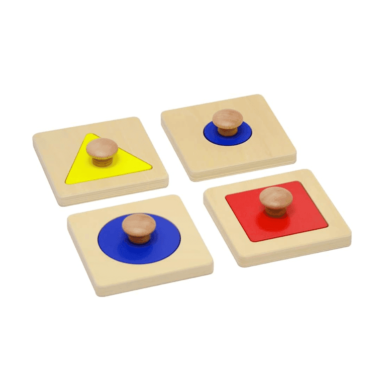 Montessori Elite Montessori Enkel Vorm Jumbo Pin Puzzels