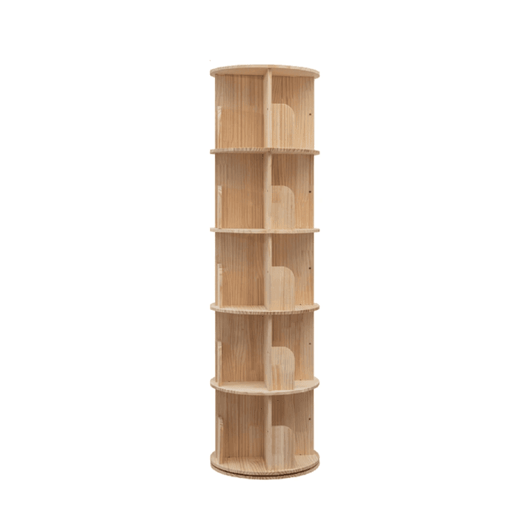 Montessori Heehee Rotating Bookshelf 5 Tier