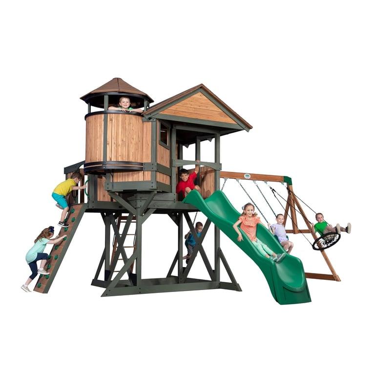 Montessori Backyard Discovery Eagles Nest Elite Schommelset van Cederhout