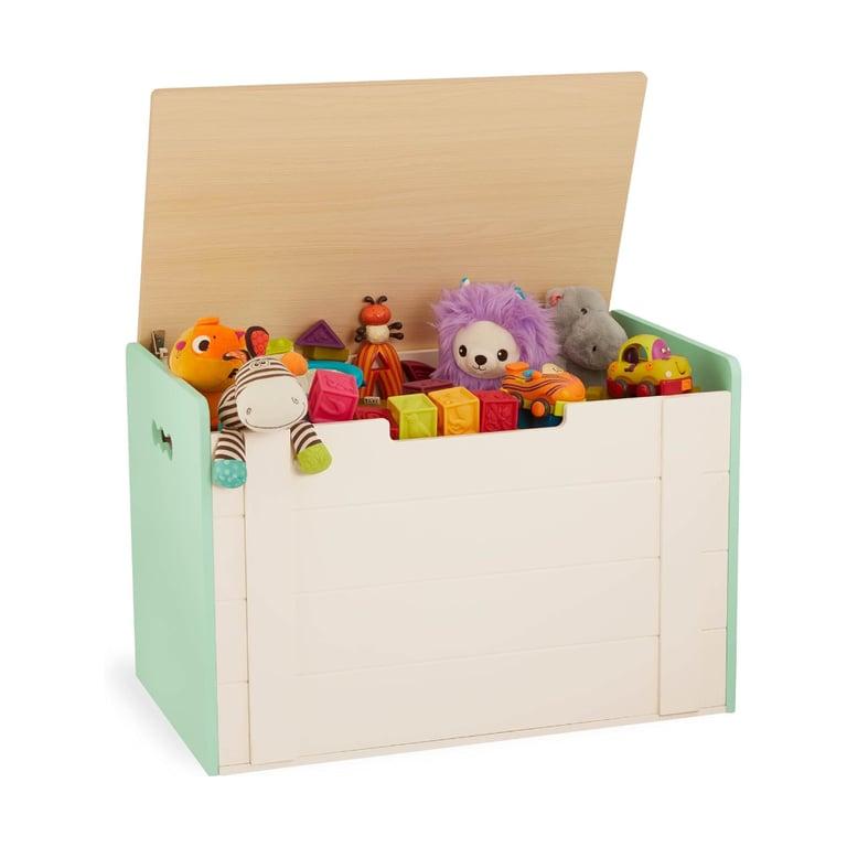 Montessori B. Toys Wooden Storage Bench & Organizer De Opgeruimde Speelgoedkist