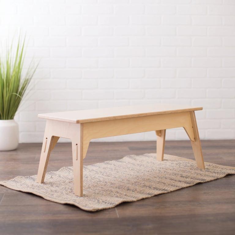 Montessori Sprout Kids School Bench 12 x 30 Inches