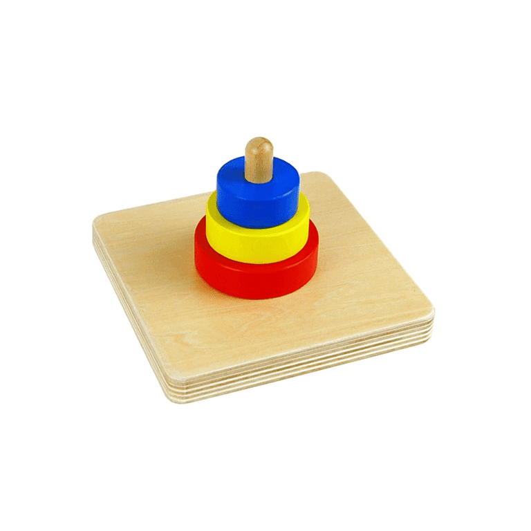 Montessori Kid Advance Montessori Drie Ringen op een Staande Pen