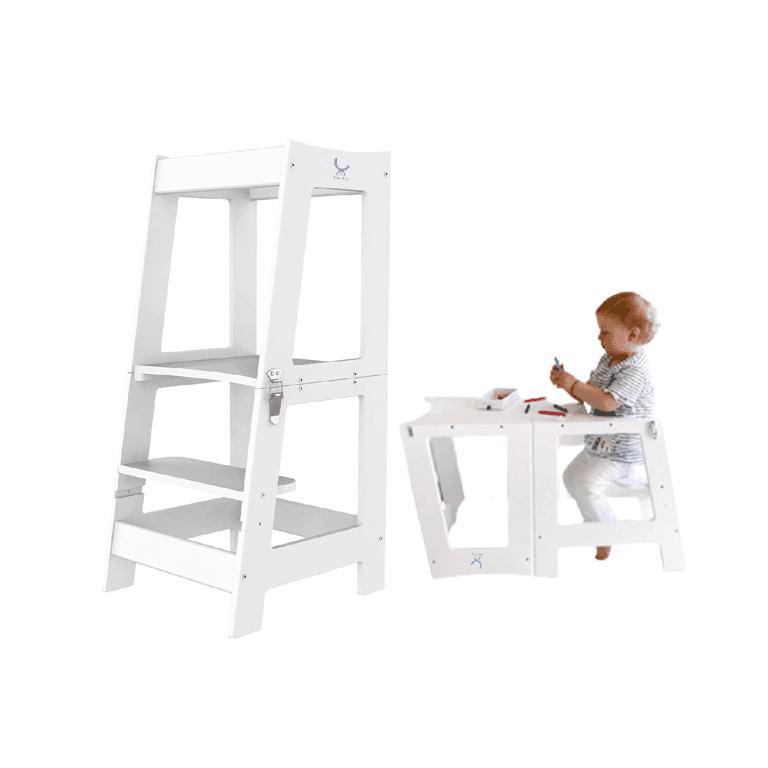 Montessori XIHAToy Convertible Learning Tower White