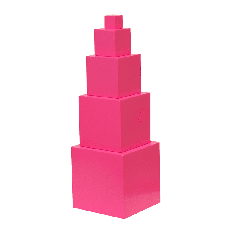 Montessori E&O Montessori Peuter Roze Toren 5 Stappen