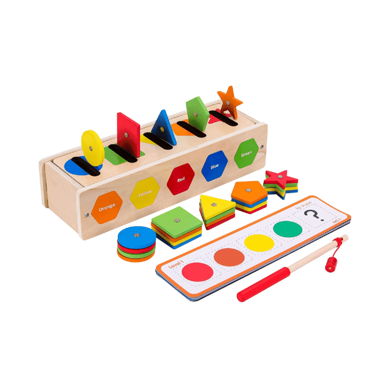 Montessori AISHUN Kleur & Vorm Sorteerspellen