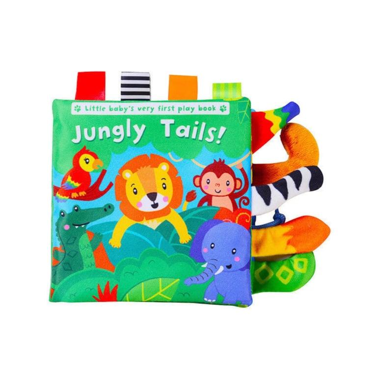 Montessori Clever Toys Box Dierenstaarten Zacht Boek Jungle