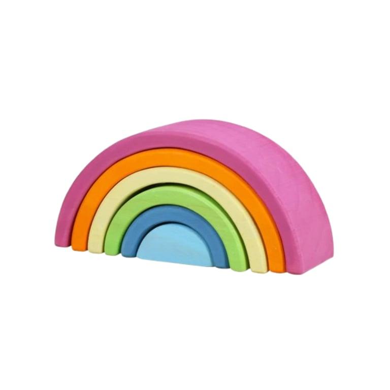 Montessori BippityBoppityBoo Grote Regenboogstapelaar 6-A Macaron