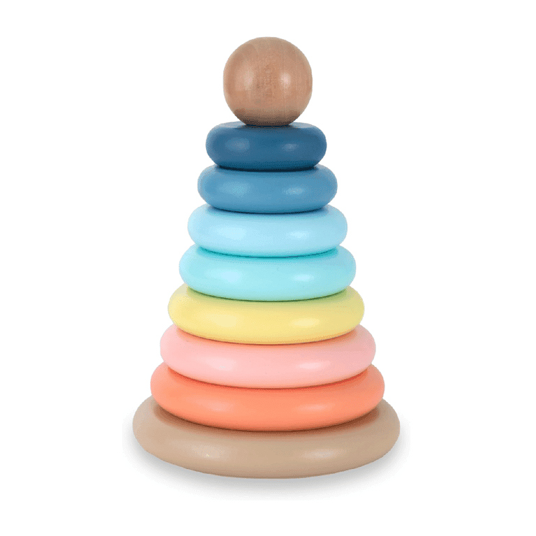 Montessori Play Platoon Houten Regenboog Ring Stapelspeelgoed