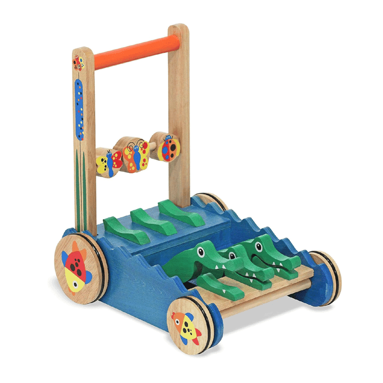 Montessori Melissa & Doug Activiteiten Loopwagen Deluxe Alligator