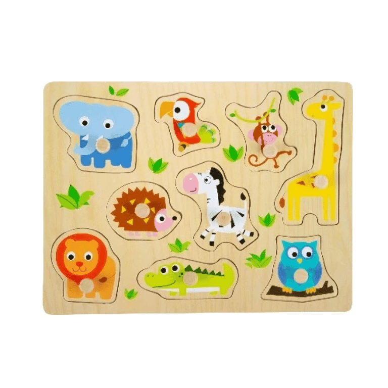 Montessori Small Foot Puzzel Dierentuin Vriendjes