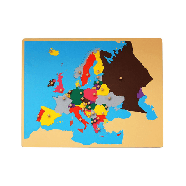 Montessori Kid Advance Montessori Puzzel Kaart van Europa