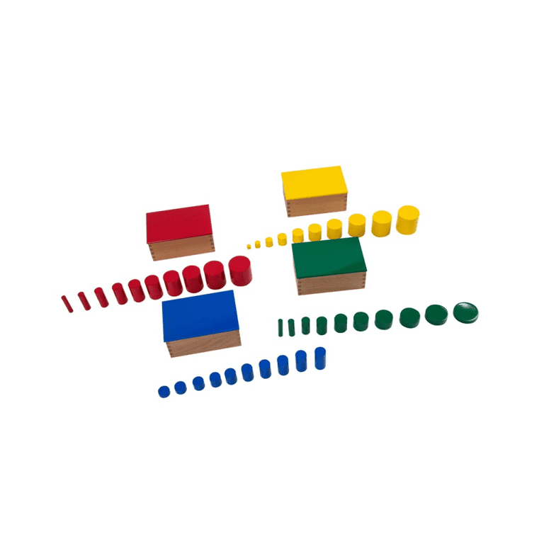 Montessori E&O Montessori Set Knoploze Cilinders