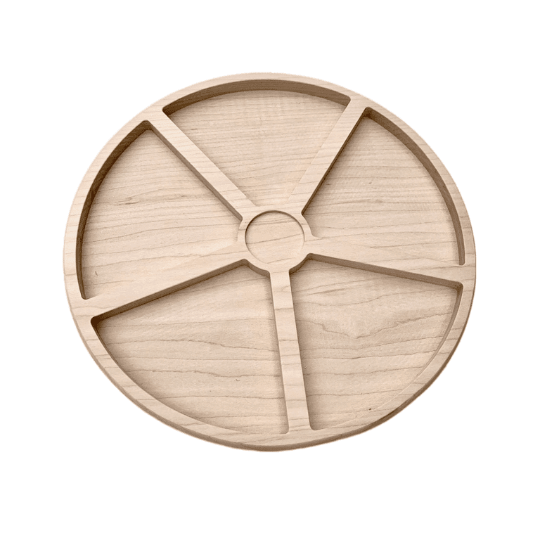 Montessori Sensory Play Rond Houten Dienblad Sorteren