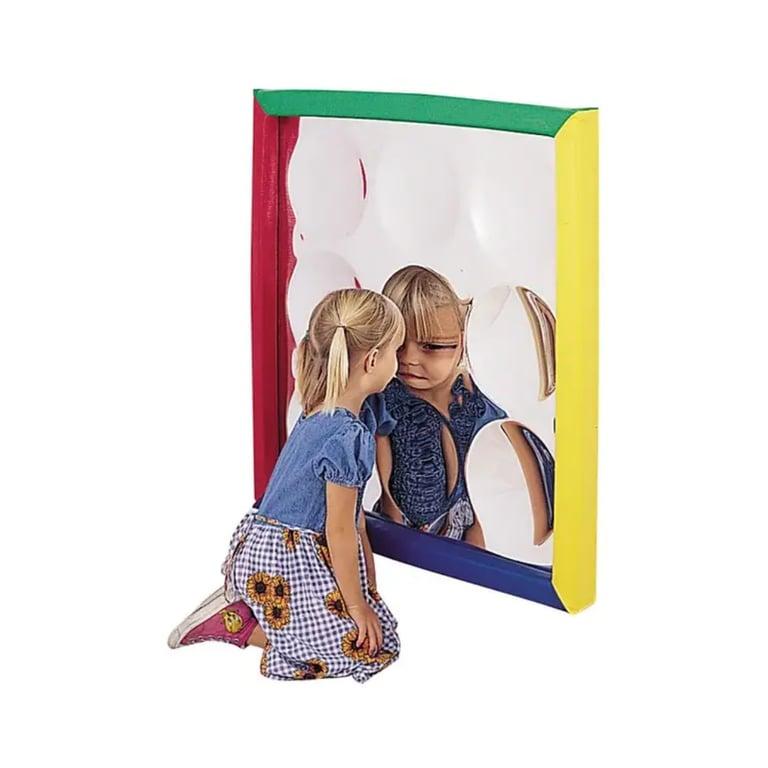 Montessori Children's Factory Convex Leren Wandspiegel