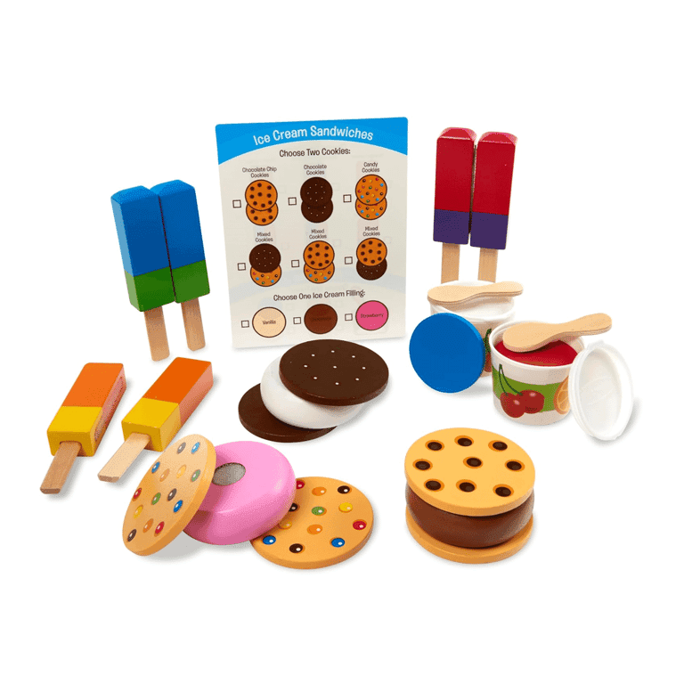 Montessori Melissa & Doug Houten IJsjes Speelset