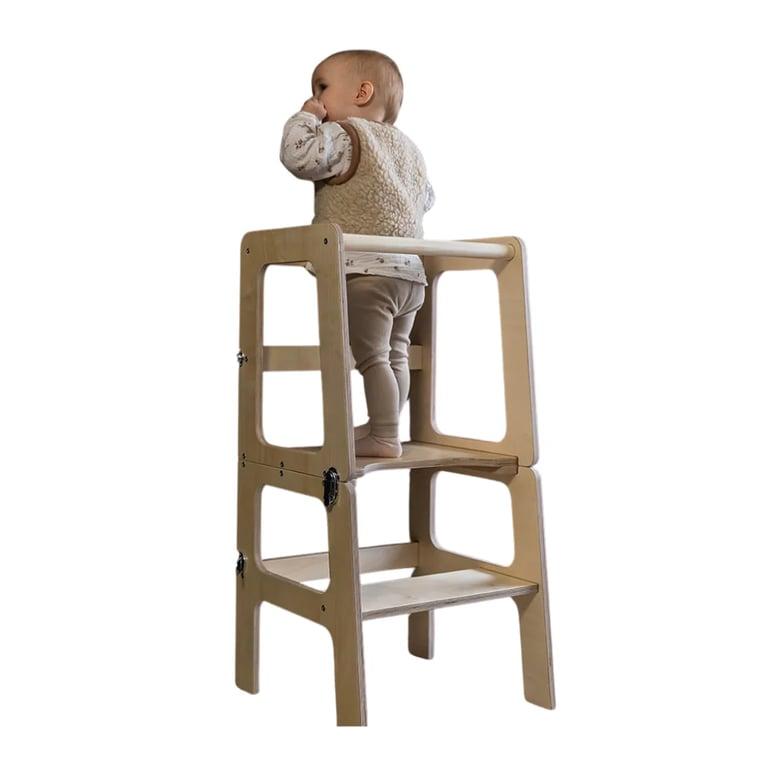 Montessori Jindl Leertoren 2-in-1 Naturel