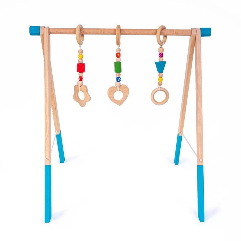 Montessori INGODI Baby Gym Lichtblauw