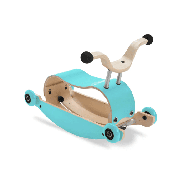 Montessori Wishbone 3-in-1 Mini Flip Walker Blauw