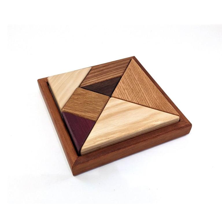 Montessori CDE Woodworking Tangram Puzzel Kers