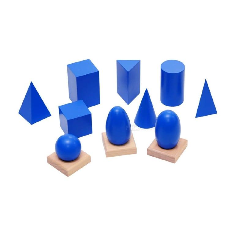 Montessori Elite Montessori Geometrische Lichamen met Standaards