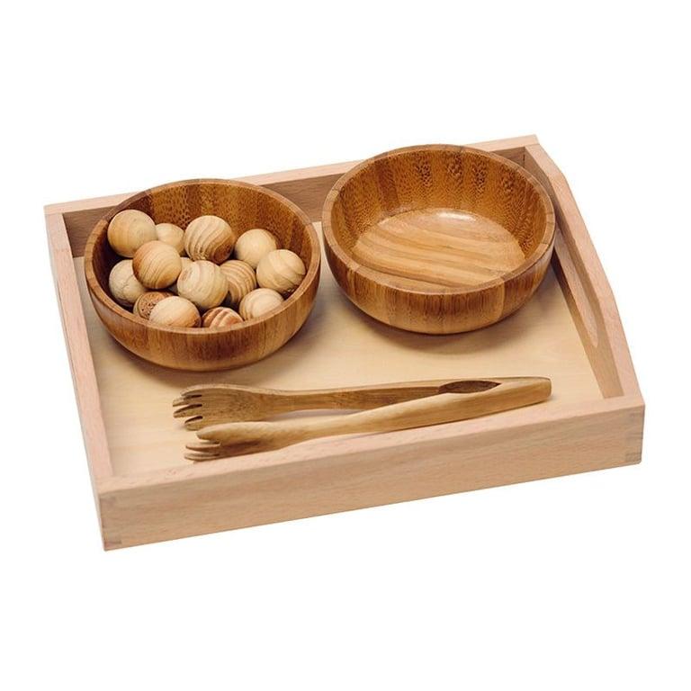 Montessori Kid Advance Montessori Set van Kamfer Ballen Transfers met Behulp van Tangen