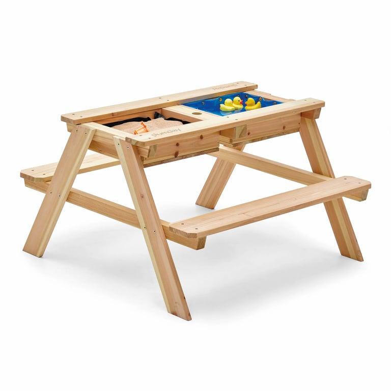 Montessori Plum Surfside Houten Zand-en-Water Picknicktafel