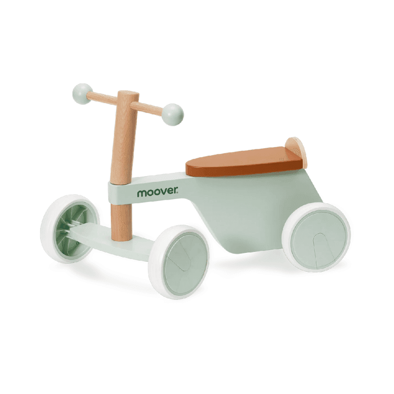 Montessori Moover 4-Wielen Balansfiets Rit-op Lichtgroen