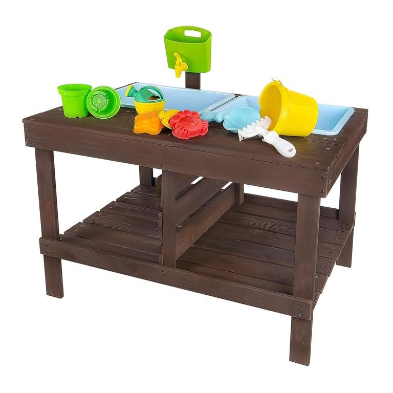 Montessori Wonkawoo Zand en Watertafel met Ingebouwde Waterkraan