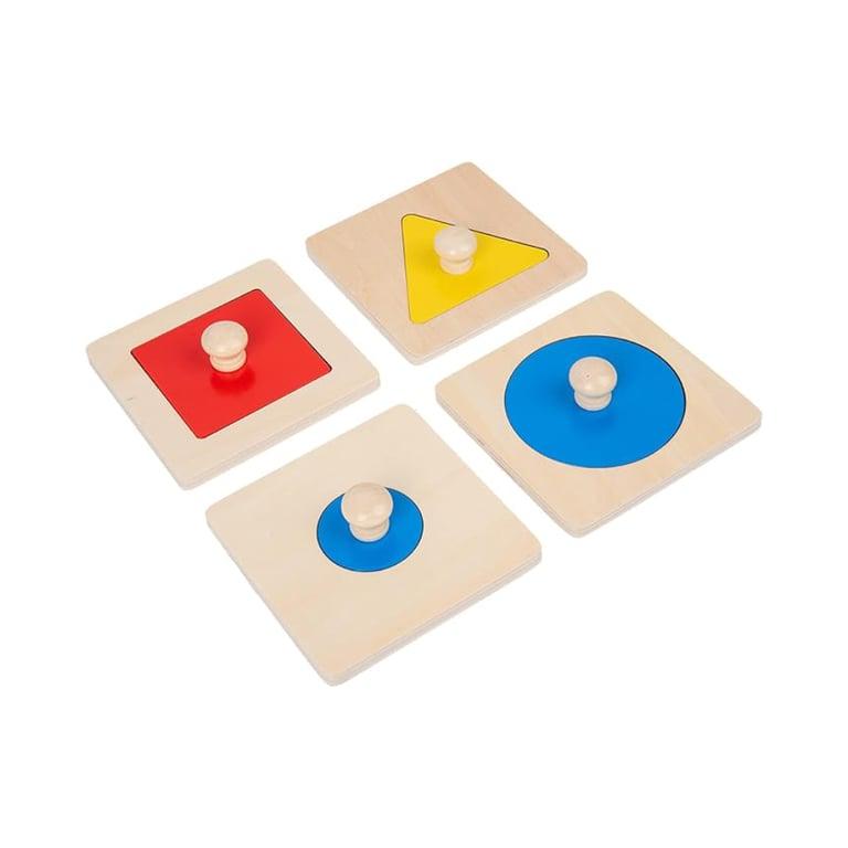 Montessori Adena Montessori 4-Delige Vormenpuzzelset