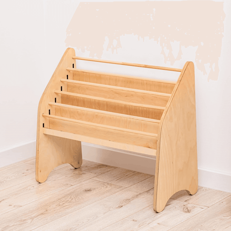 Montessori Enjoy The Wood Boekenplank met Voorkant Medium Naturel