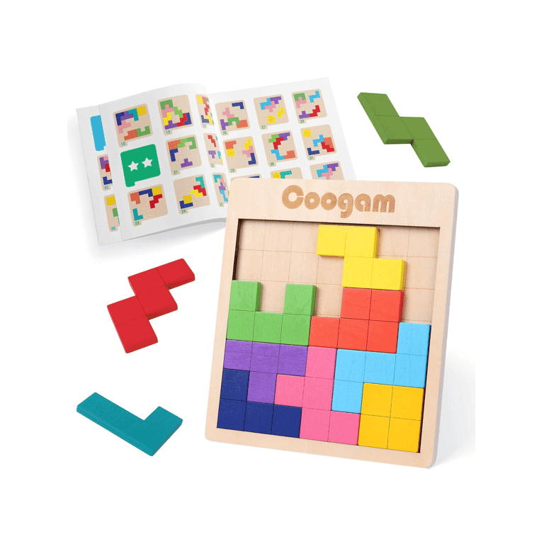 Montessori Coogam Houten Tangram Puzzel