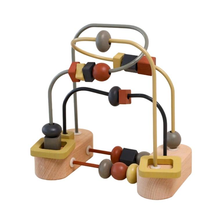 Montessori Playroom Collective Wooden Bead Maze Toy