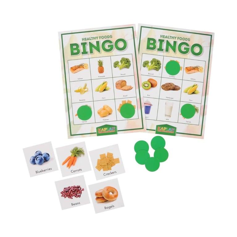 Montessori Kaplan Early Learning Gezonde Voeding Bingo Spel (Engelstalig)