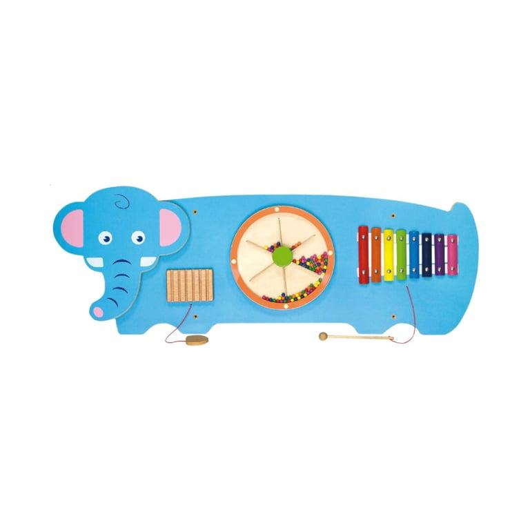 Montessori SPARK & WOW Elephant Sensory Activity Wall Busy Board