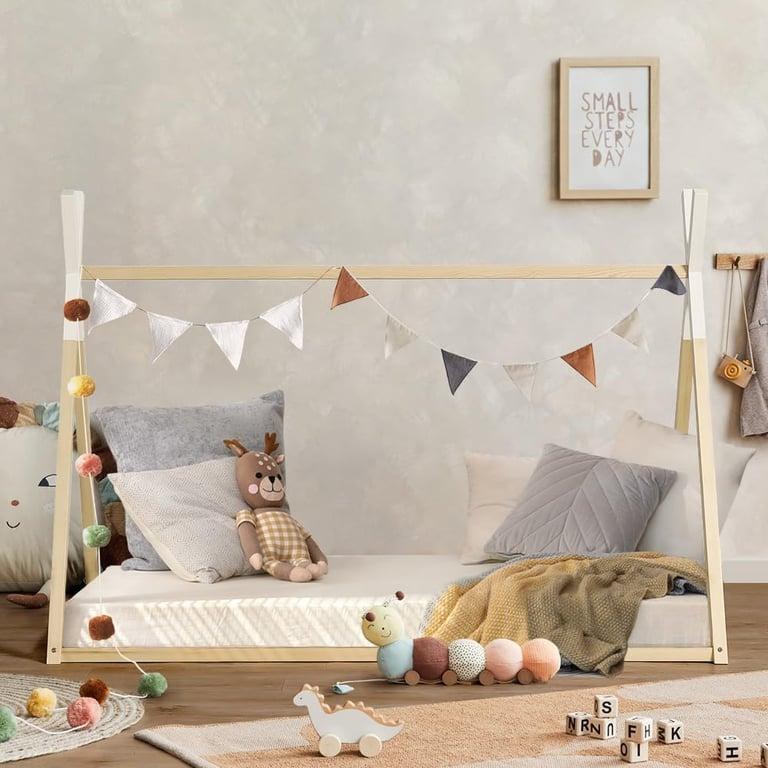 Montessori Furb Tweepersoonsbed Frame Eik Model 2