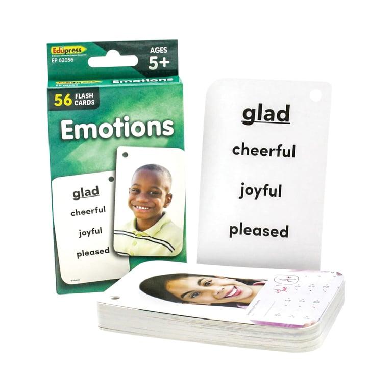 Montessori Teacher Created Resources Emotions Flash Cards 0.75 H x 6.125 L x 3.25 W Inches