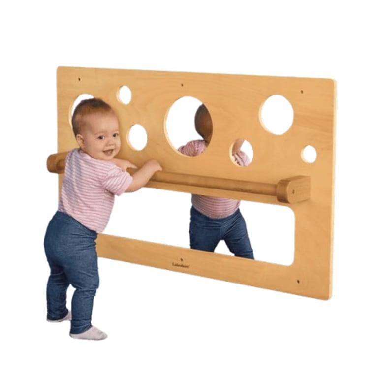 Montessori Lakeshore Look at Me! Mirror With Balance Bar