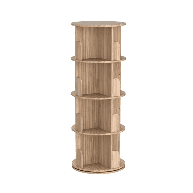 Montessori Heehee Rotating Bookshelf 4 Tier