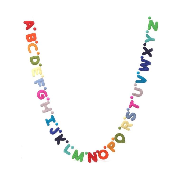 Montessori Glaciart One Alphabet Garland Uppercase Alphabet